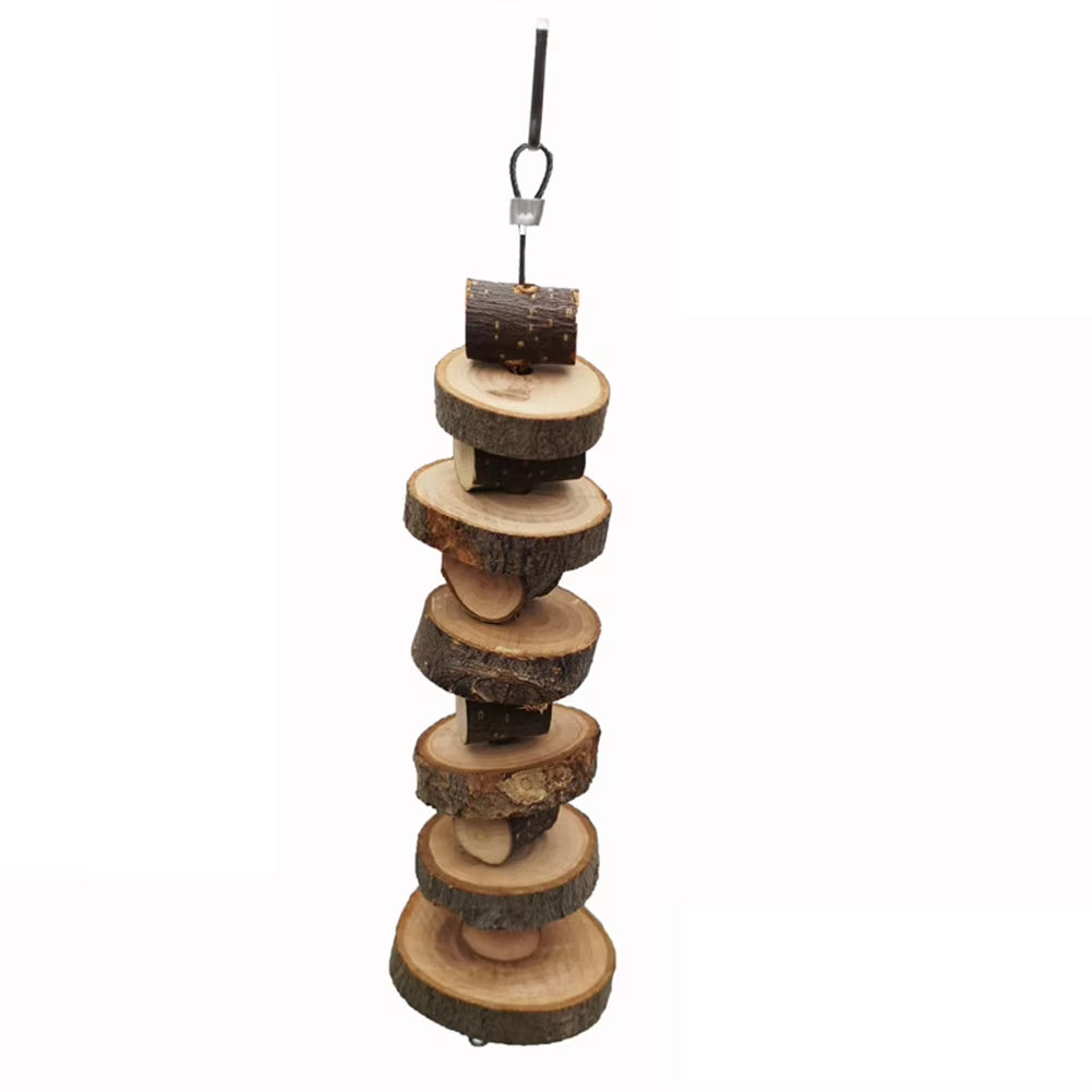 Pet Chew Toy Apple Wooden Material Tooth Grinding Toys for Hamster Chinchilla Rabbit Small Animals Pet Cage Pendant Rabbit Toys