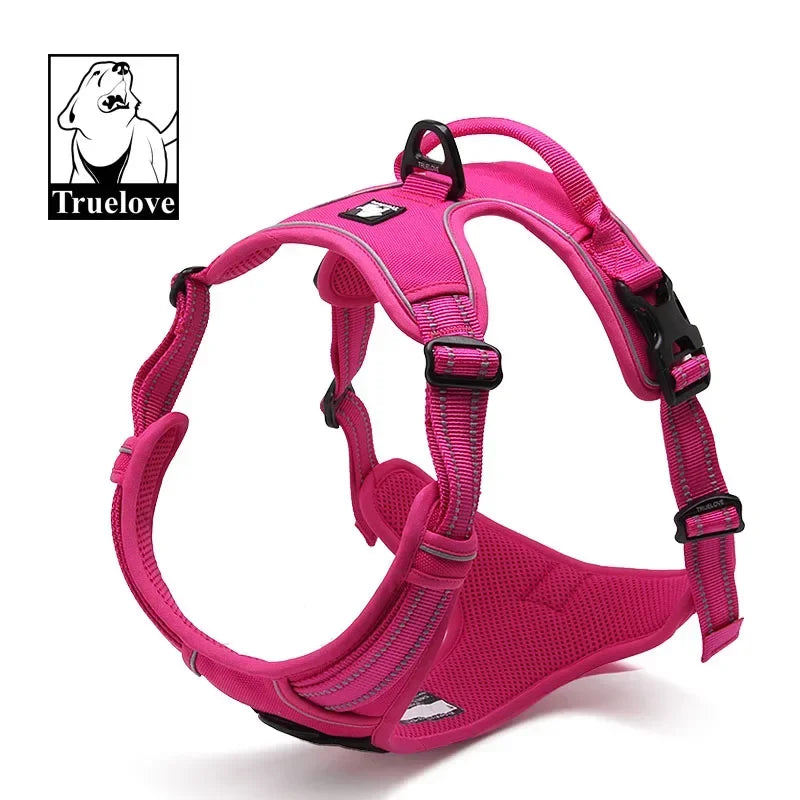 Dog Harness No Pull Pet Harness Adjustable Soft Padded Dog Vest Reflective No Choke Petvest Easy Control Handle TLH5651